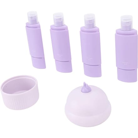4 stuks Reisdispenser Navulbare Vloeistofflessen Siliconen Draagbare Reiscontainers voor Lotion white