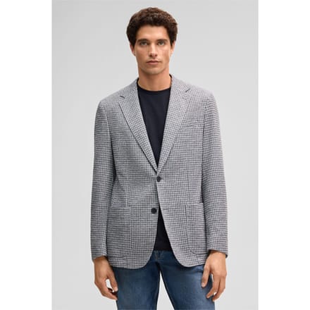 Colbert Acon, marineblauw met patroon
