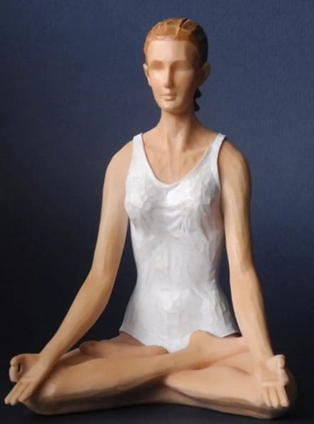 Yoga Lotus Pose - beeldje Parastone - 15 cm