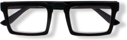 Noci Eyewear TCB357 Carl Leesbril +3.00 - Mat zwart - Groot rechthoekig montuur