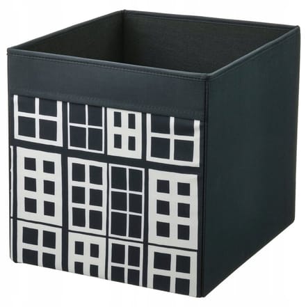 Opbergdoos Zwart/Wit 33x38x33 cm - Functioneel en Decoratief