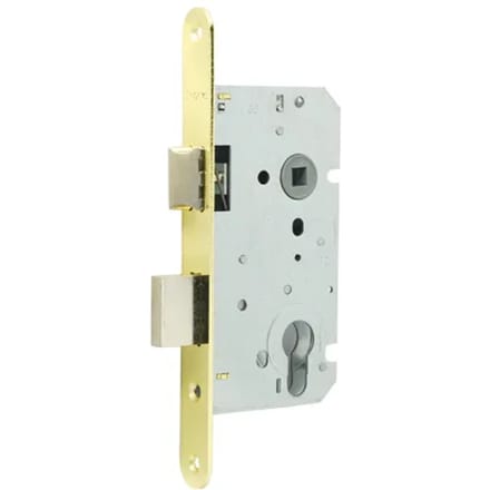 Sencys Insteekslot Cilinderslot Deurslot M404 - Vermessingd Staal - 72x50mm