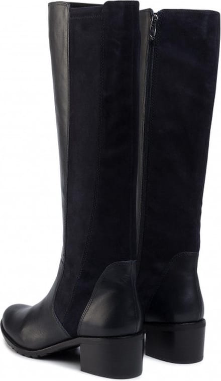 Caprice 9-9-25514-41-880 Dames Lange Laarzen - Donker Blauw - 4/37