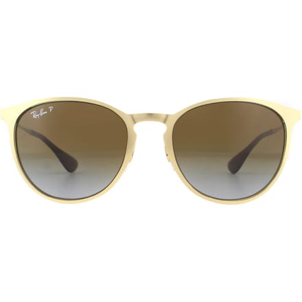 Ray-Ban Zonnebril RB3539 112/T5 Goud Bruin Verloop