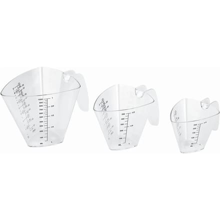 Set van 3 driehoekige maatpotten Lacor 250 -500 - 1000 ml