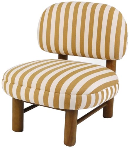 HOMLA - Armchair - LUMEN - Beige en Wit - 64x69.5x77 cm