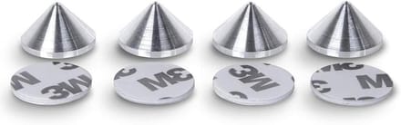 Luidspreker Spikes - Boxen Kegels - Trillingen Dempen - Massief Aluminium - 20mm Diameter - Zilver