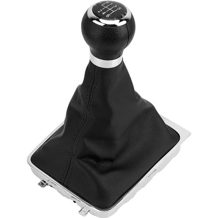 Kit de Housse de Levier de Vitesse Manuelle 6 Vitesses pour Voiture pour Passat B6 3C 2005 2010 black