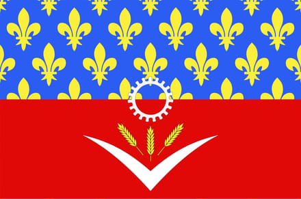 Vlag Seine-Saint-Denis 100x150cm