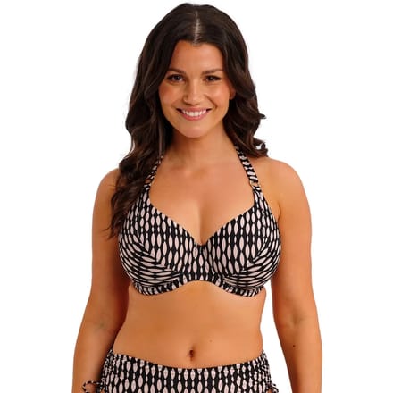 Halterneck bikini top dames Fantasie Shell Bay