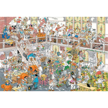 Jan van Haasteren De verbouwing - Puzzel 3000 stukjes volwassenen - Legpuzzels
