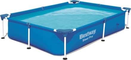 Bestway - Steel Pro Opzetzwembad - 221 x 150 x 43 cm