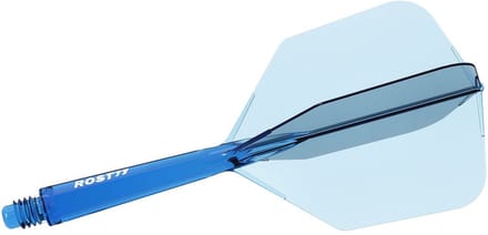 Cuesoul ROST 77 Transparent Blue Big Wing - Dart Flights