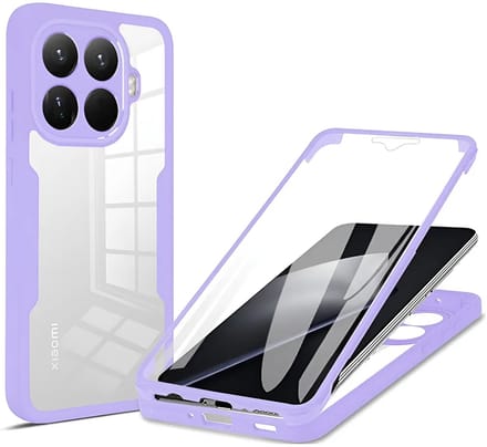 Hoesje geschikt voor Xiaomi 15T Pro - Techsuit ColorVerse 360 Case met Screenprotector - Paars
