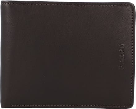 PICARD Leren Portemonnee Brooklyn Bifold Wallet Cafe Bruine