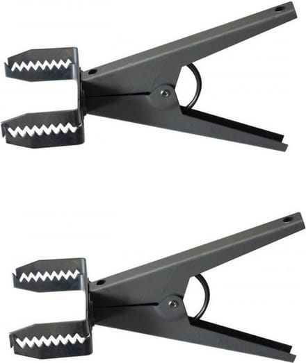 Mollenklem - 2x - gegalvaniseerd - woelmuizen klem - ongediertevallen - mollenval
