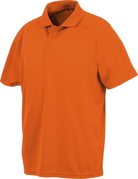 Performance Aircool herenpolo met korte mouwen Flo Orange - S