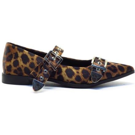 Poelman Camel print bandschoen C24W1501PSH camel Panter
