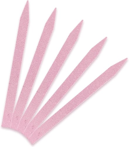 5 Delige Set Nagelvijlen en Cuticula Verwijderaars - V-Vorm - Professioneel Manicure Set
