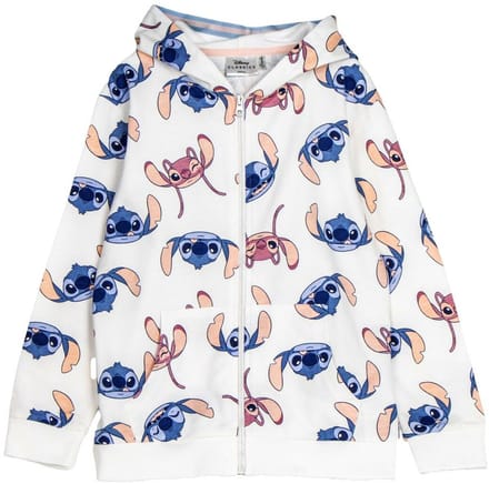 Sweatshirt met Capuchon voor Meisjes Stitch Beige - 6 Jaar