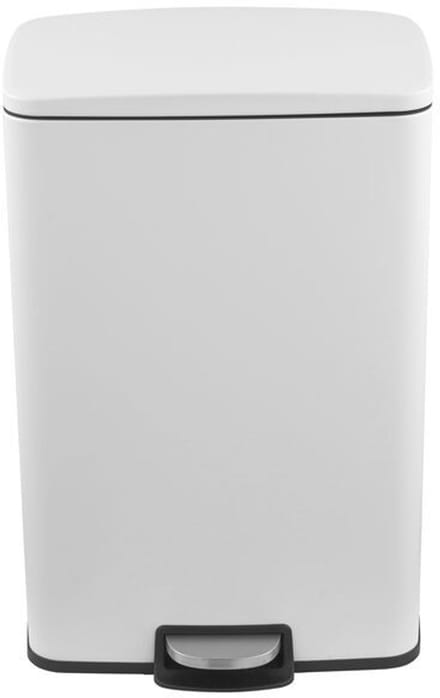 Salt & Pepper Prullenbak Pedaalemmer 50L - 42x37xH63cm wit Dust