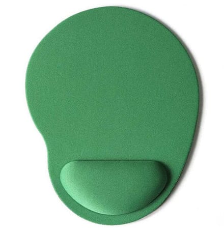 Gadgetpoint - Antislip Muismat - Polssteun - Mousepad - Rond Groen