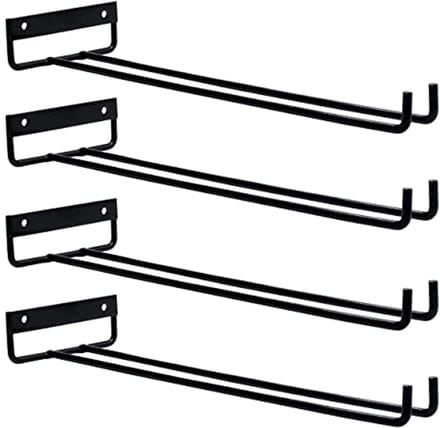 Wijn Glazen Racks - Wand Gemonteerd Wijn Houder voor Keuken en Bar - 4 Pack