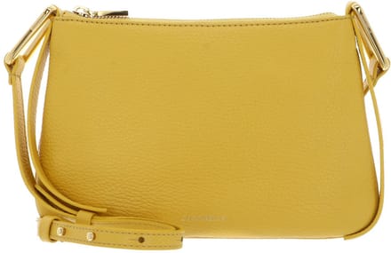 COCCINELLE Leren Schoudertas Magie Mini Bag Grained Leather Soleado Donkergeel