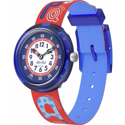 Swatch Flik Flak KNOW YOUR ABC Horloge FBNP244 Jongens Rood