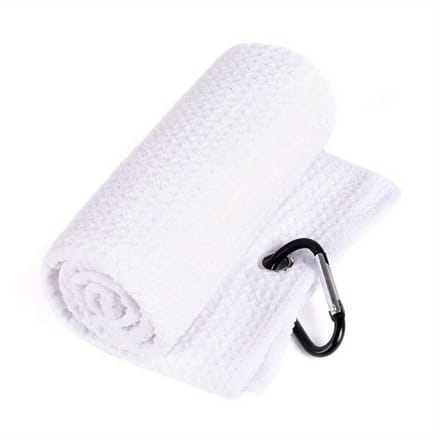 Nivard Golf Handdoek - Golfhanddoek - Golf Accessoires - Towel - Comfortabel - Wit