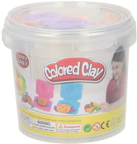Kleiset in Opbergbox Fruit - 24 Kleuren Klei