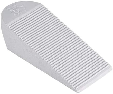 Deurstopper Wig - Vloer Beschermer - Deur Open Houden - Flexibel Rubber - 120 mm - Grijs