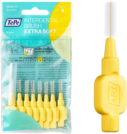 Interdentale borstels X-Soft - ISO maat 4 (0,7 mm) - Voor zachte en efficiënte reiniging van tussenruimtes