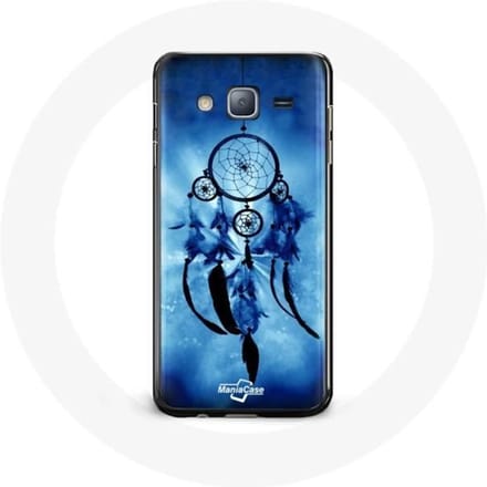 Case voor Samsung Galaxy j3 2016 Blauwe dromenvanger blauw