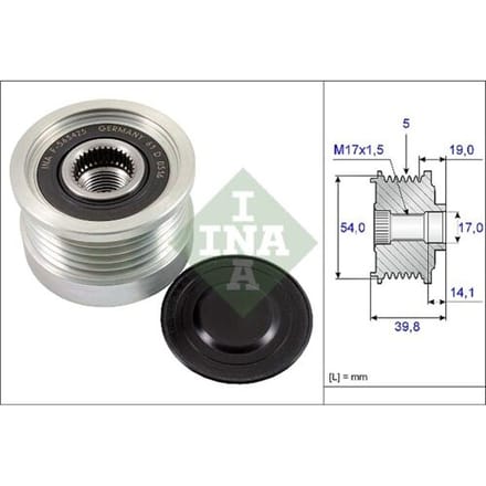Schaeffler Ina Generator vrijloop INA 535 0221 10