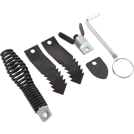 Ensemble de 6 têtes de coupe pour déboucheur de canalisation Efficace Débouchage Machine de dragage de pipeline Tête de coupe pour 5/16 pouce à 3/4 gray