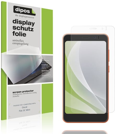 dipos – 4x Matte Beschermfolie geschikt voor Oscal Flat 3C Mini | Krasbestendige & antireflecterende Screenprotector Ultra-Thin