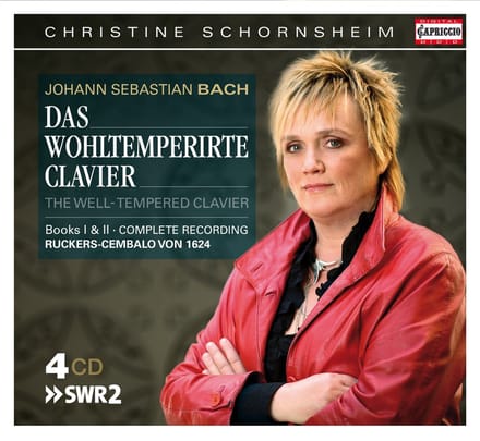 Christine Schornsheim - J.S. Bach: The Well-Tempered Clavier (Books I & II) (4 CD)