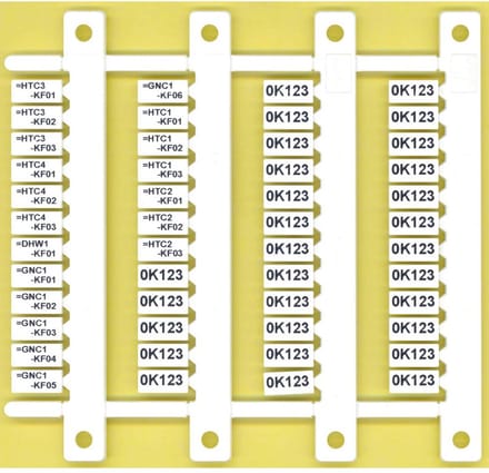 Finder 093.48 Markeerlabel 48 stuk(s)