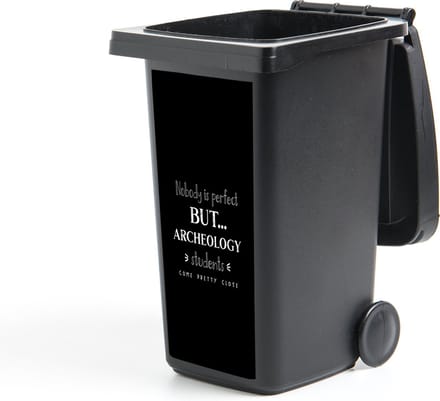 Container sticker Quote - Archeologie - Studeren - 44x98 cm - Kliko sticker