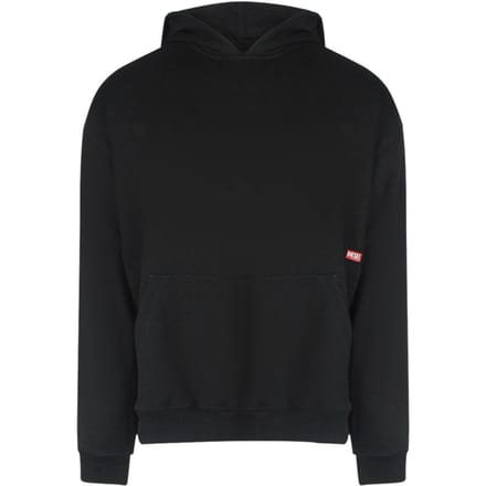 Diesel Heren Graphic Back Print Hoodie (Zwart)