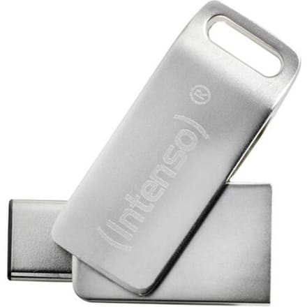 Intenso cMobile Line USB-stick 128 GB Zilver 3536491 USB-C 3.2 Gen 1, USB-A 3.2 Gen 1