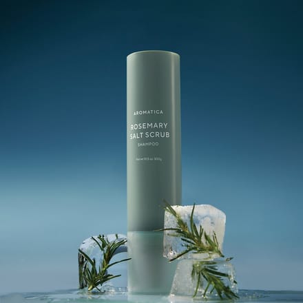 [AROMATICA] Rozemarijn Zout Scrub Shampoo 300g white