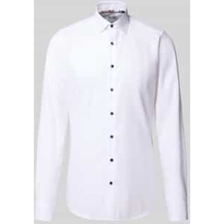 slim fit zakelijk overhemd met extra lange mouw
