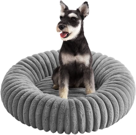 Feandrea - Hondenmand - Huisdierenbed Donut Kussen - Wasbaar - Zachte Vulling - Antislip