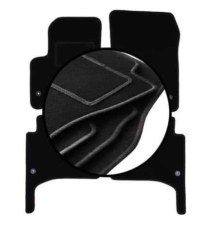 Complete set veloursmatten voor: Porsche Cayenne I SUV (2002-2010)