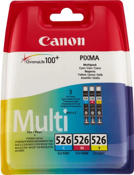 Canon CLI-526 - Inktcartridge - Origineel - Standaard capaciteit - Kleur + Retourzakje