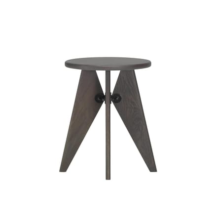 Vitra Tabouret Bois - Eiken donker gebeitst massief