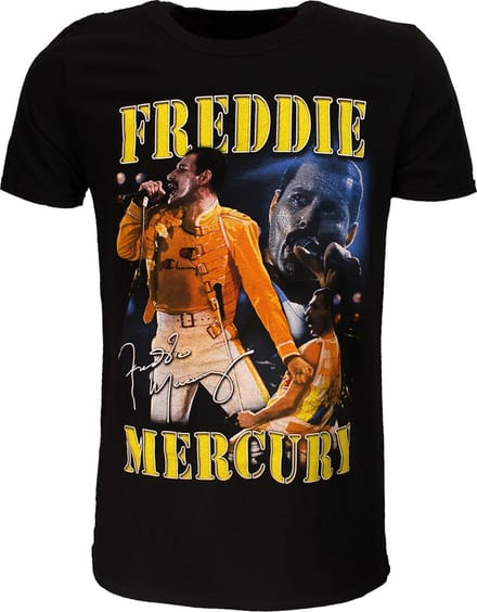 Freddie Mercury Live Homage T-Shirt - Officiële Merchandise - L