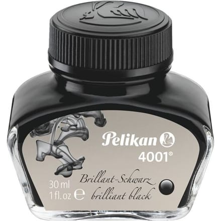 Vulpeninkt Pelikan 4001 30ml briljant zwart